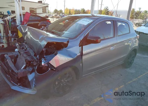 2023 Mitsubishi Mirage Black Edition/Ralliart/Se из США, поврежденный, VIN ML32AWHJ9PH003466